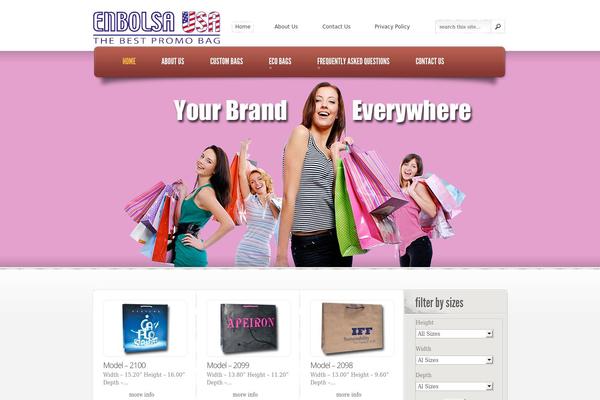eStore theme site design template sample
