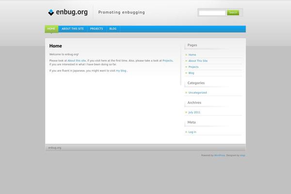 Blue and Grey theme site design template sample