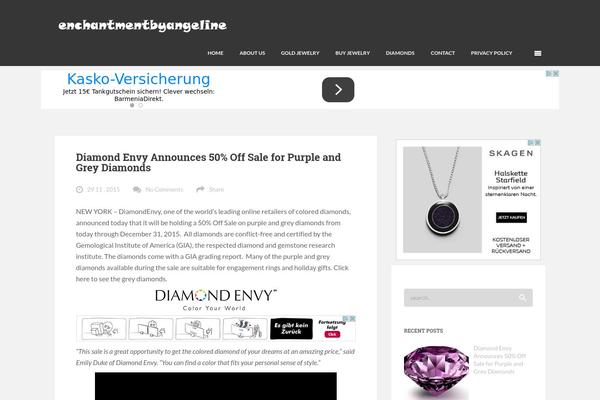 Feather theme site design template sample