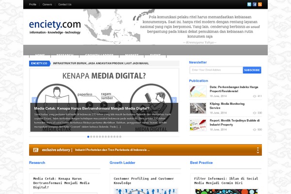 Business News theme site design template sample
