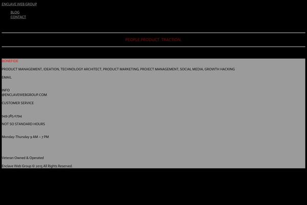 enclve.com site used Languages