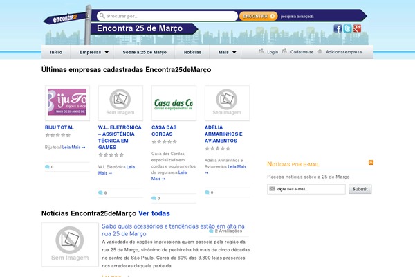 GeoPlaces theme site design template sample