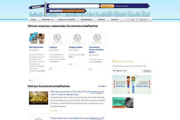 GeoPlaces theme site design template sample