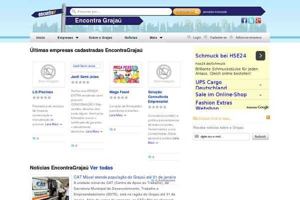 GeoPlaces theme site design template sample
