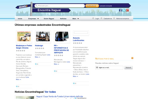GeoPlaces theme site design template sample