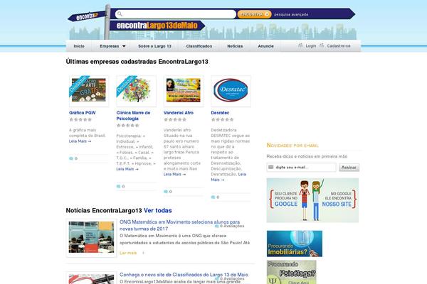 GeoPlaces theme site design template sample
