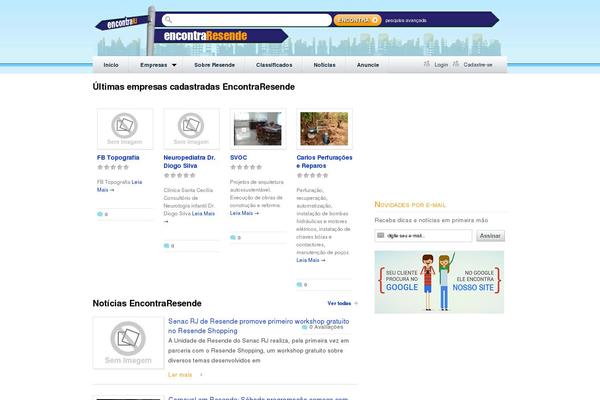 GeoPlaces theme site design template sample