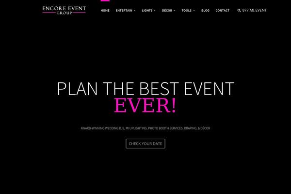 One theme site design template sample
