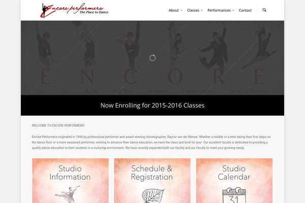 Salient theme site design template sample