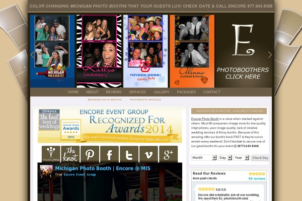 encorephotobooth.com site used Lifestyle 4.0