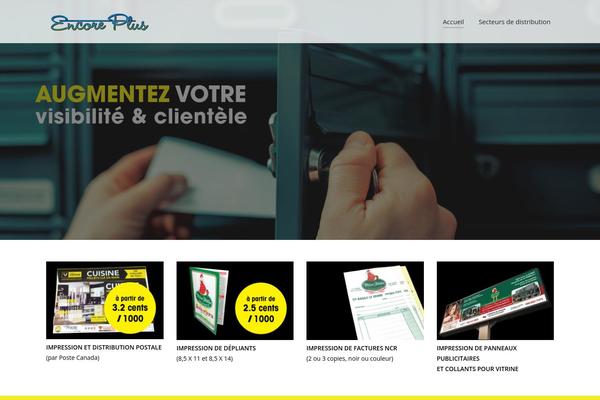 The7 Child theme site design template sample