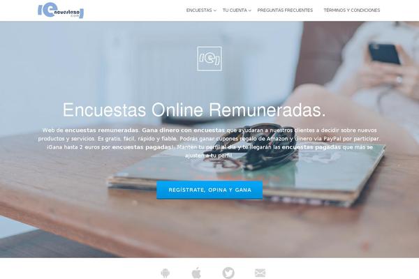 Parallax-one theme site design template sample