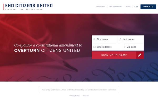 endcitizensunited.org site used Scotchpress