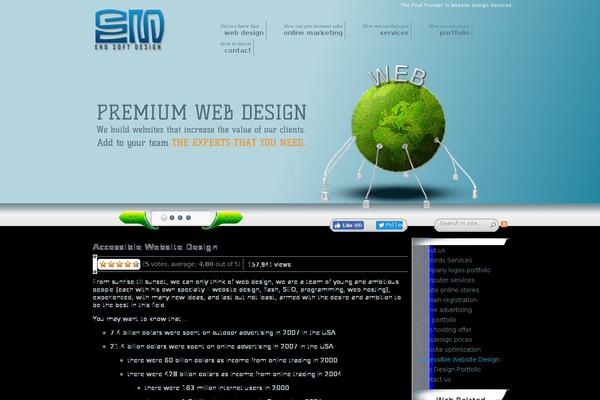 GeneratePress theme site design template sample