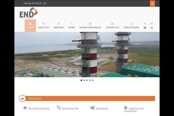 Nictitate theme site design template sample