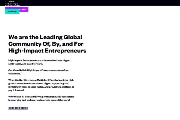 endeavor.org site used Heliotrope