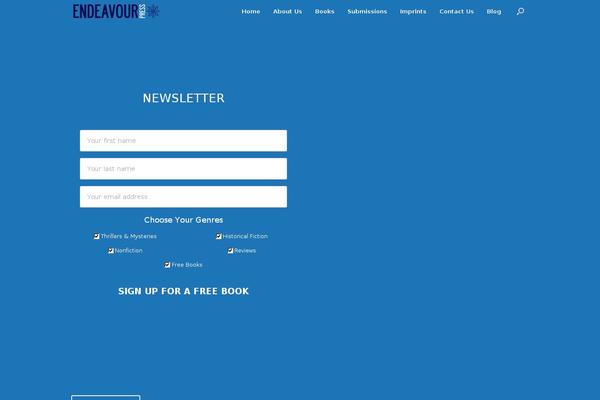 endeavourpress.com site used Vantage-child-01