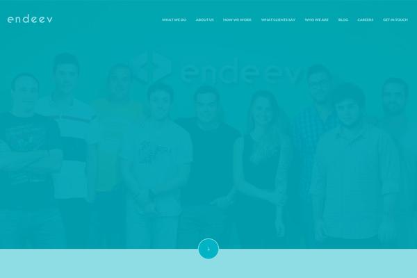 Incubator theme site design template sample