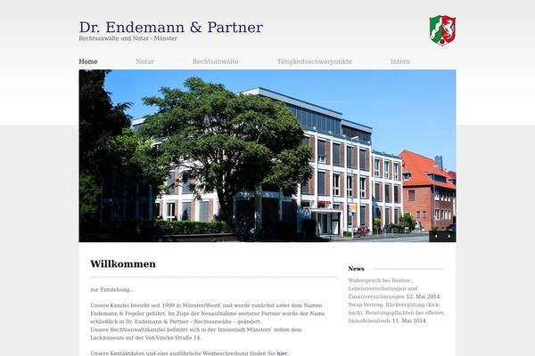Wpex-bizz theme site design template sample