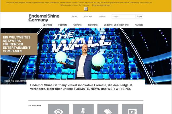 endemolshine.de site used Endemol-shine
