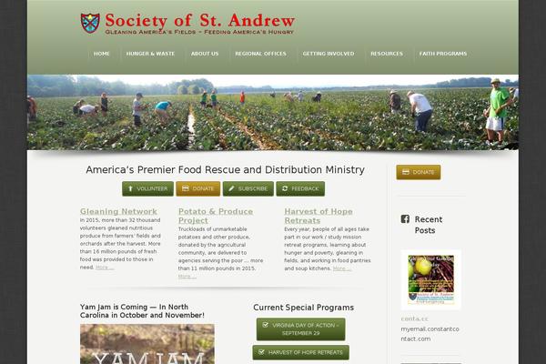 Site using Accesspress-social-pro plugin