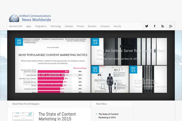 Nexus theme site design template sample
