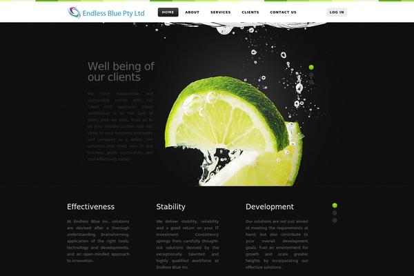 endlessblue.co site used Theme1212