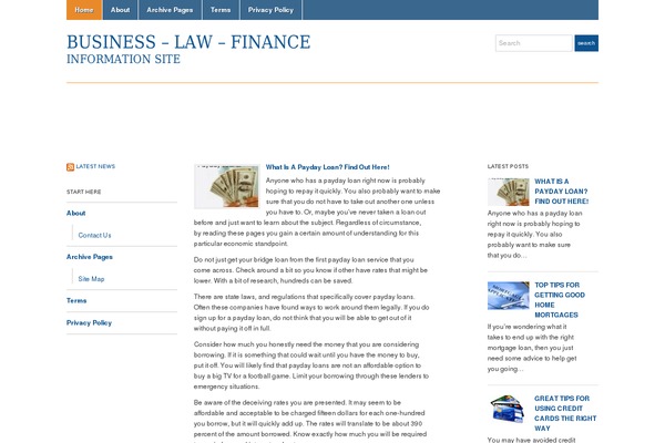 Academica theme site design template sample