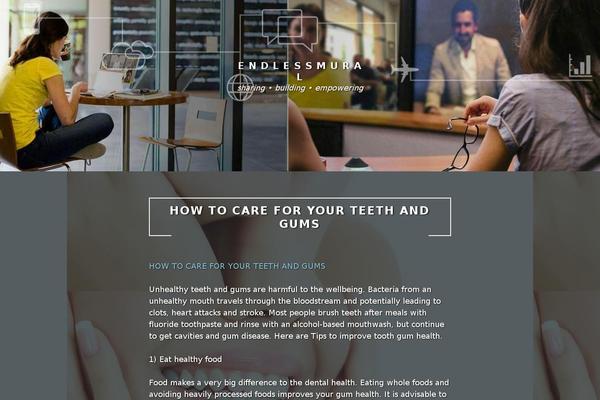 Pique theme site design template sample
