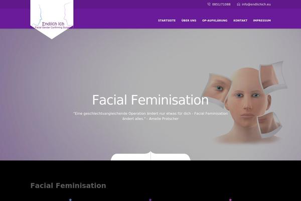 Beautypress theme site design template sample