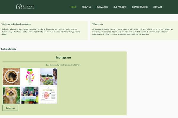 Philanthropy-parent theme site design template sample