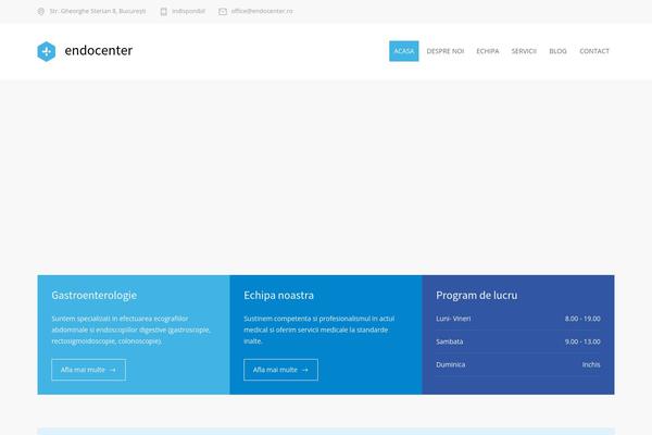 Medicenter-child theme site design template sample