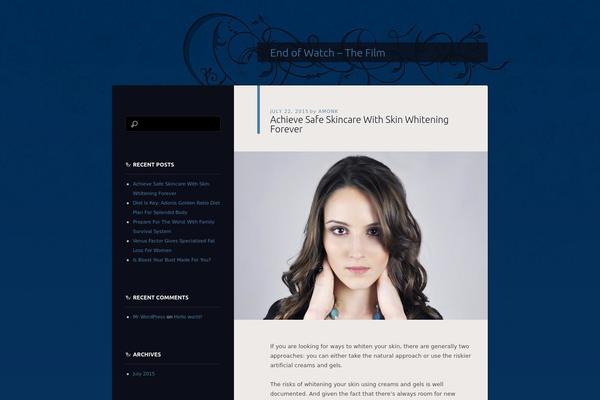 Dusk To Dawn theme site design template sample