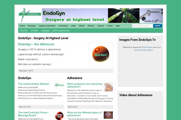endogyn.com site used Wp-davinci-prem