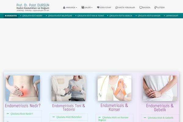 Hestia theme site design template sample