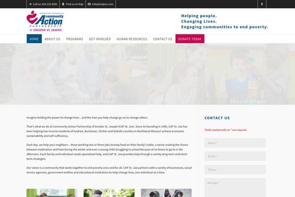 Highend theme site design template sample