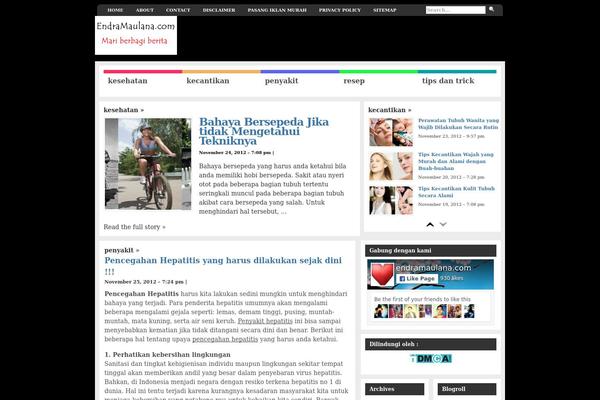 Arthemia theme site design template sample