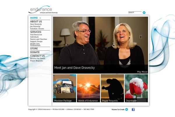 Endurance theme site design template sample