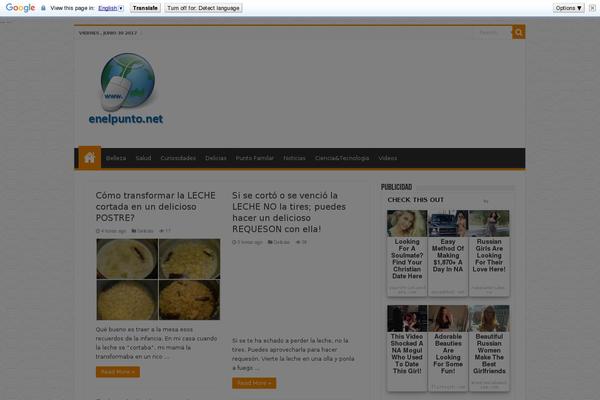 enelpunto.net site used Newscard-pro