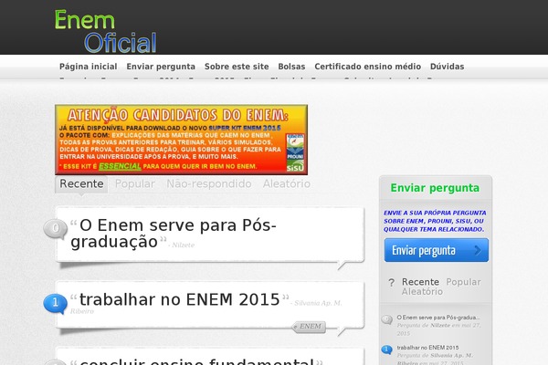 enemoficial.com site used AskIt