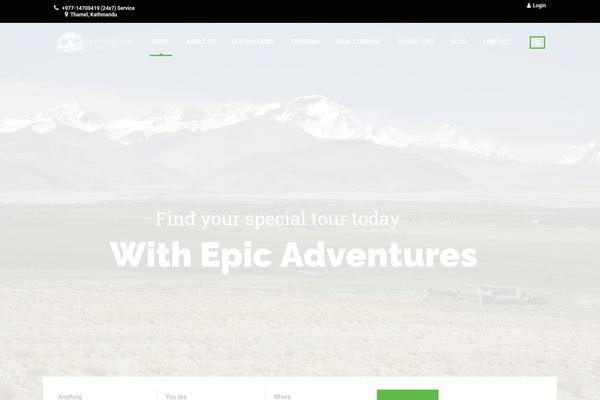 Site using Travel-booking plugin