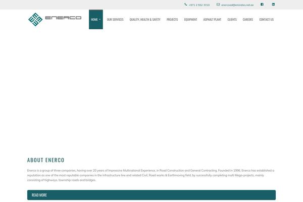 Erc theme site design template sample