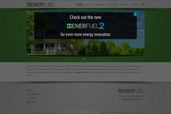Flare theme site design template sample