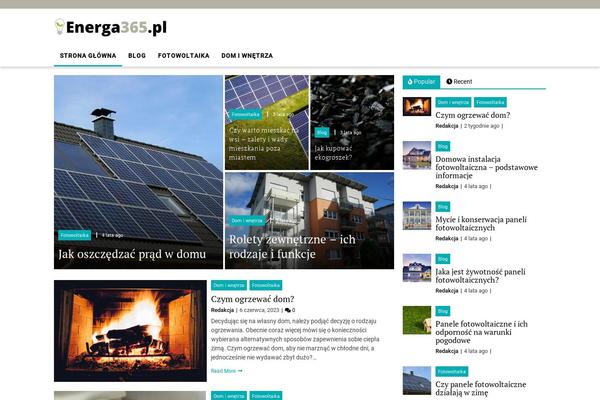 Eximious Magazine theme site design template sample