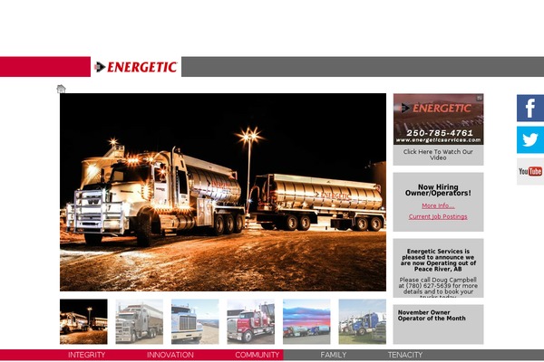 Energetic theme site design template sample