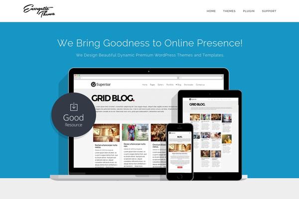energeticthemes.com site used Etweb