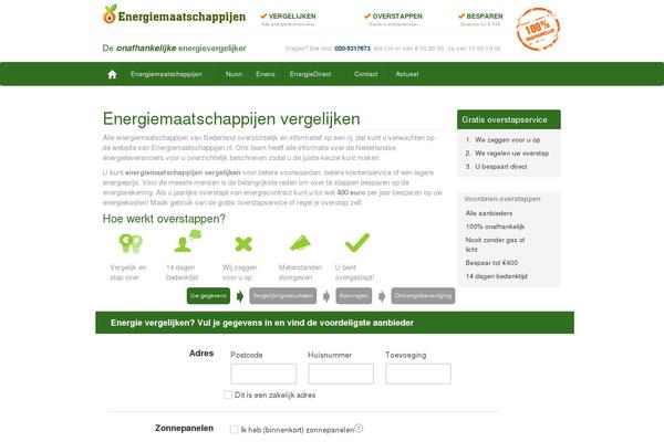 Roots theme site design template sample