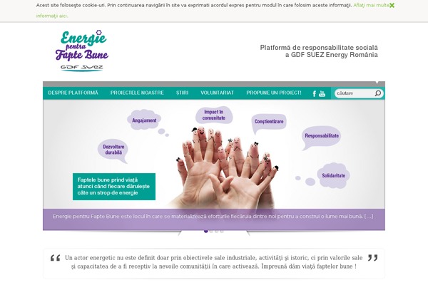 energiepentrufaptebune.ro site used Energie