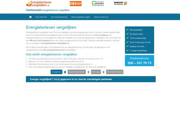 Roots theme site design template sample