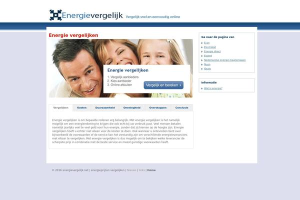 Mimbo theme site design template sample